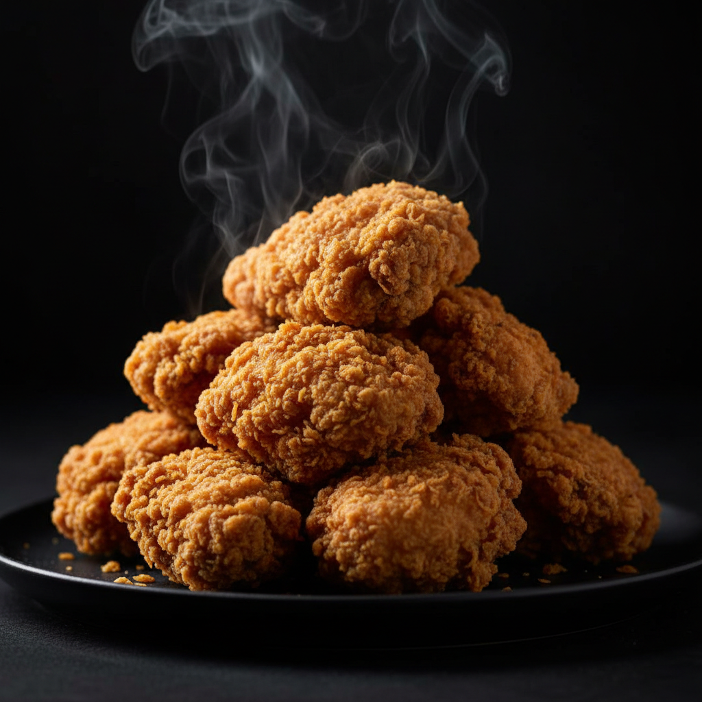 Frango frito editorial